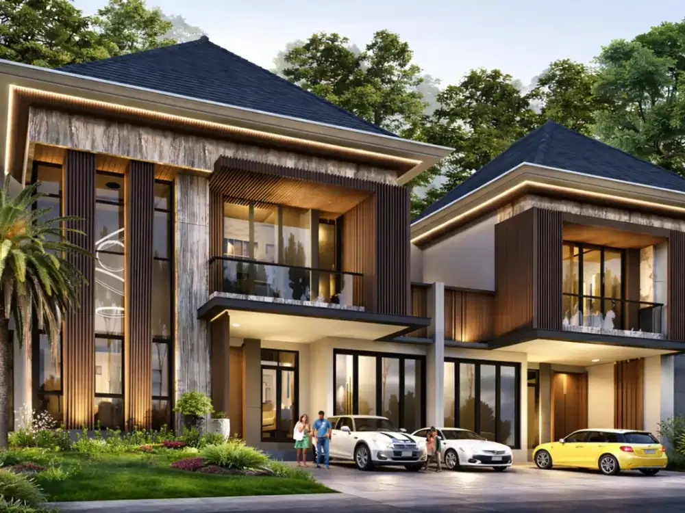 Pakuwon City Grand Caymand – Tipe Jeremy: Rumah 2 Lantai Moderrn & Kolam Renang Pribadi