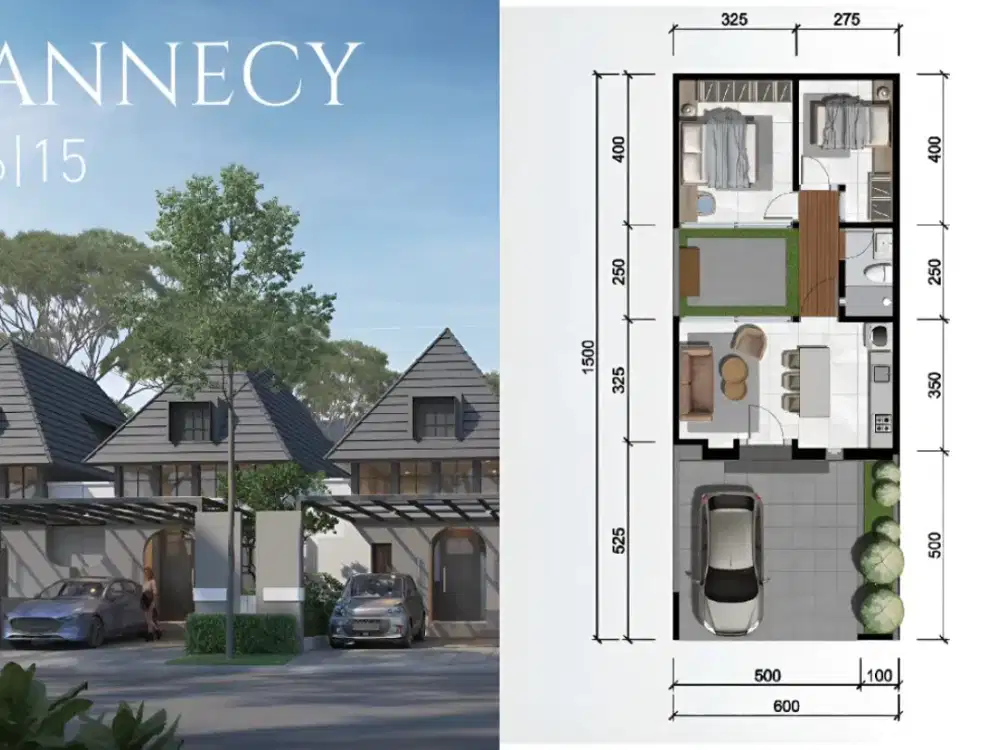 Pilihan tepat! - Rumah Classic Modern tipe Annecy - Citra Garden Sidoarjo