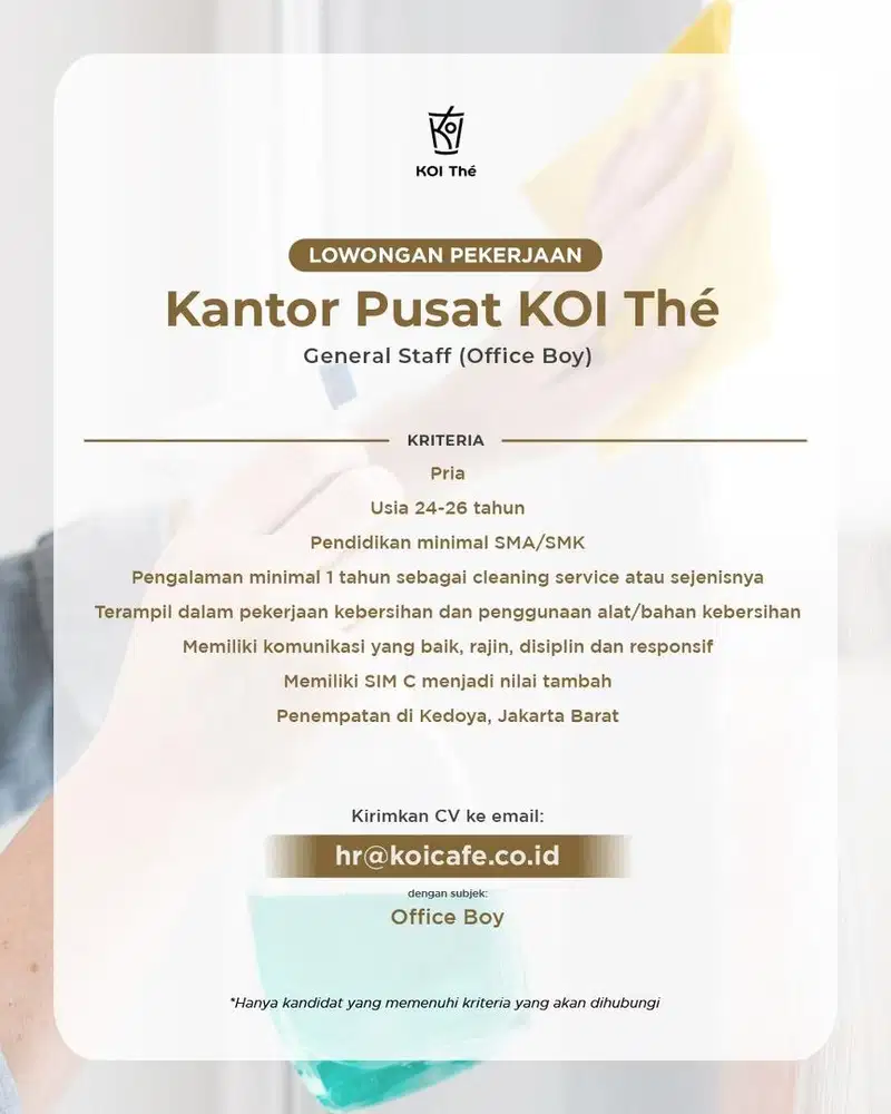 General Staff (Office Boy)