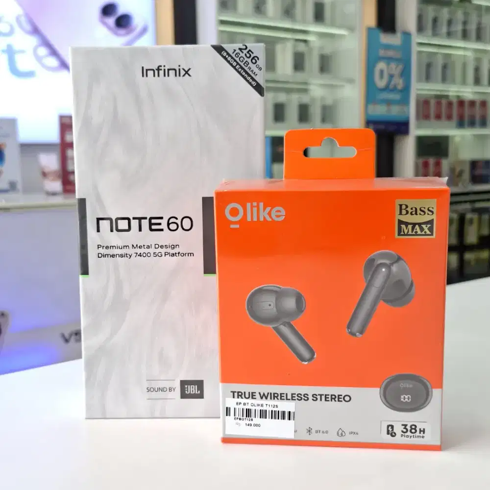 Infinix Note60 stok terbatas cod free ongkir