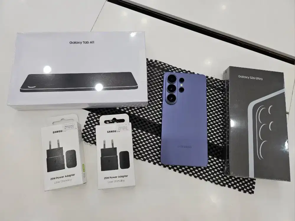 Paket Samsung S26 Ultra Free Tab A11 + Adaptor Original
