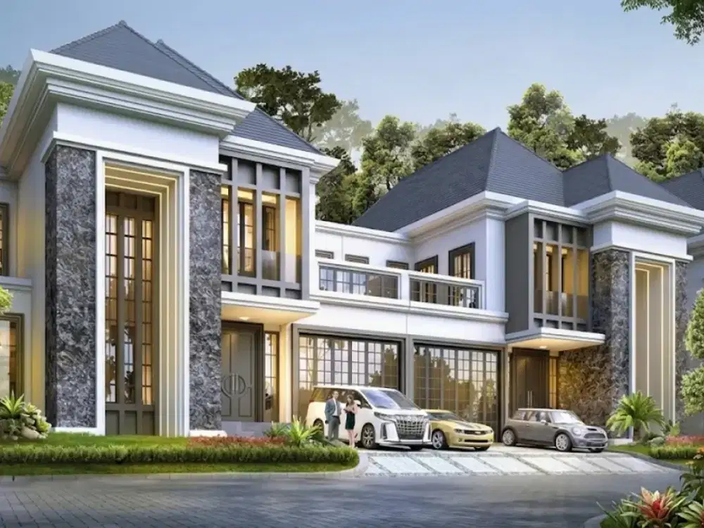 Hunian Mewah 2 Lantai + Kolam Renang- Grand Golf Belvedere Tipe Greta Deluxe - Pakuwon Indah