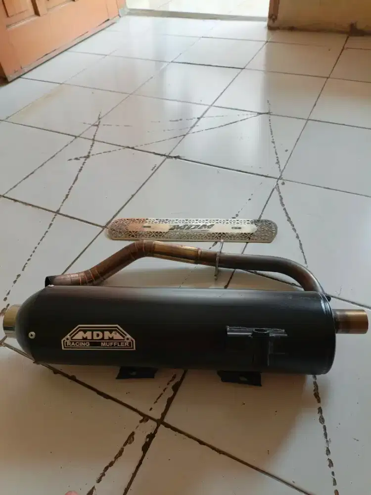 jual knalpot MDM FULL SARINGAN ORIGINAL baru 2 bulan pake