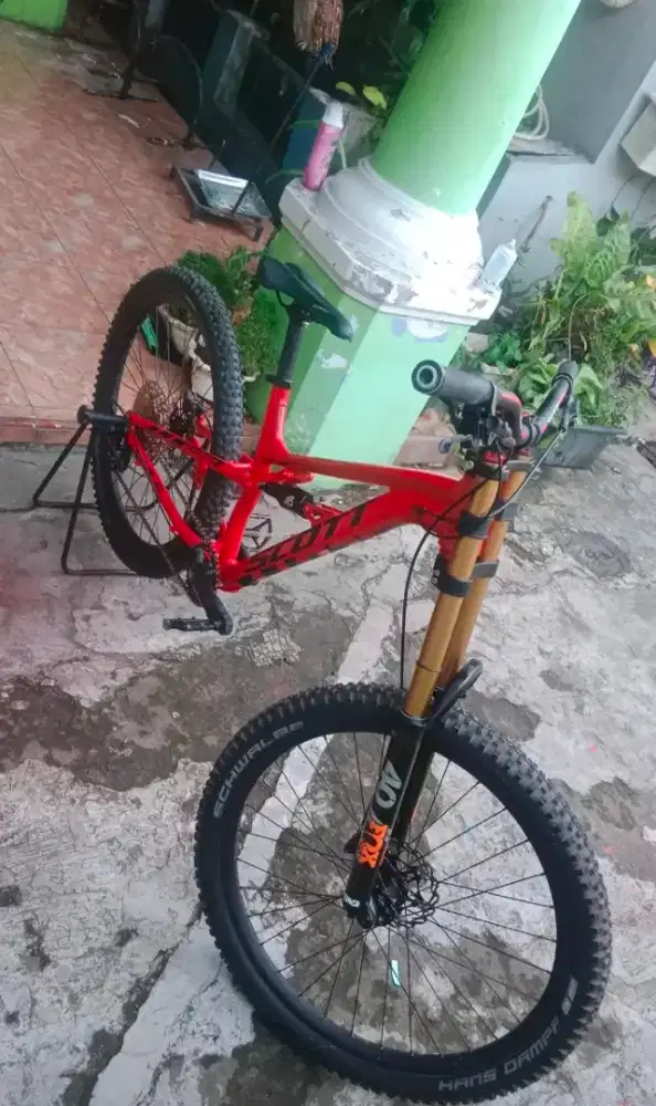 Sepeda MTB/DH full modif tinggal fly