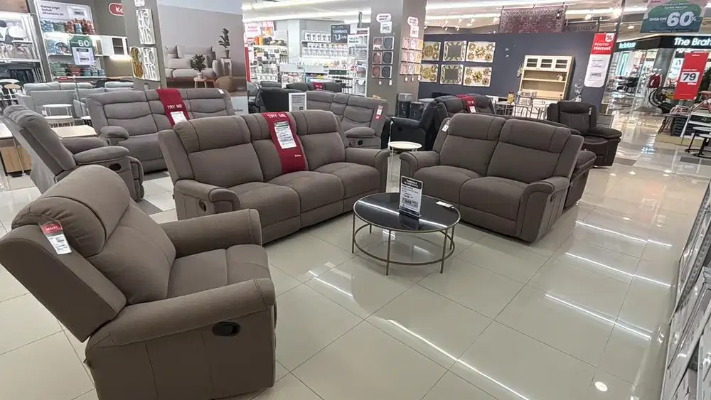 Sofa lorian set recliner
