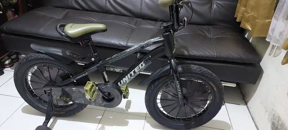 Sepeda anak bmx tank united 18'