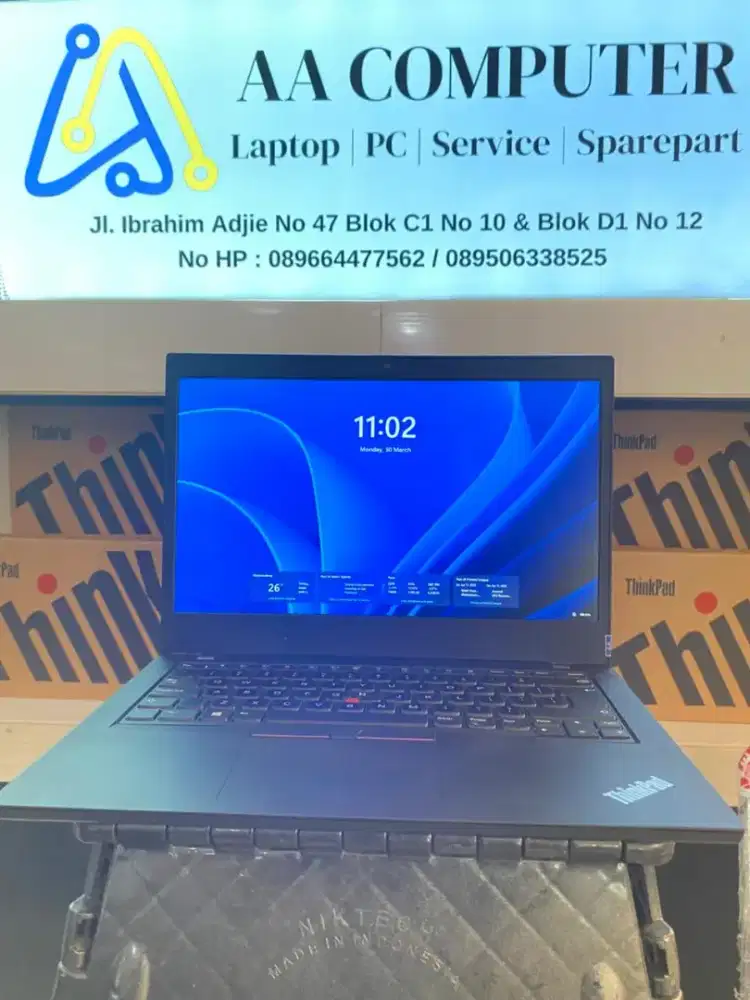Latop Thinkpad L14 core i5 gen 11 Ram 16gb Ssd 256gb like new