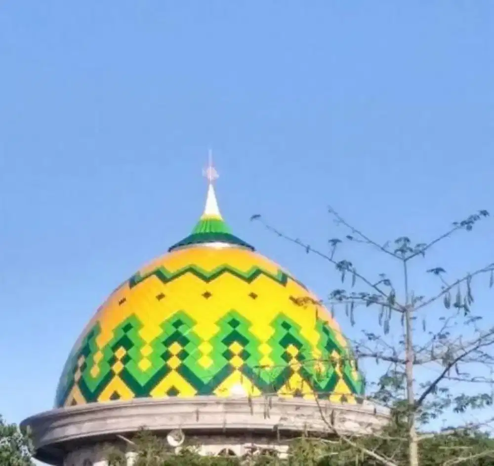 Kubah Masjid panel warna