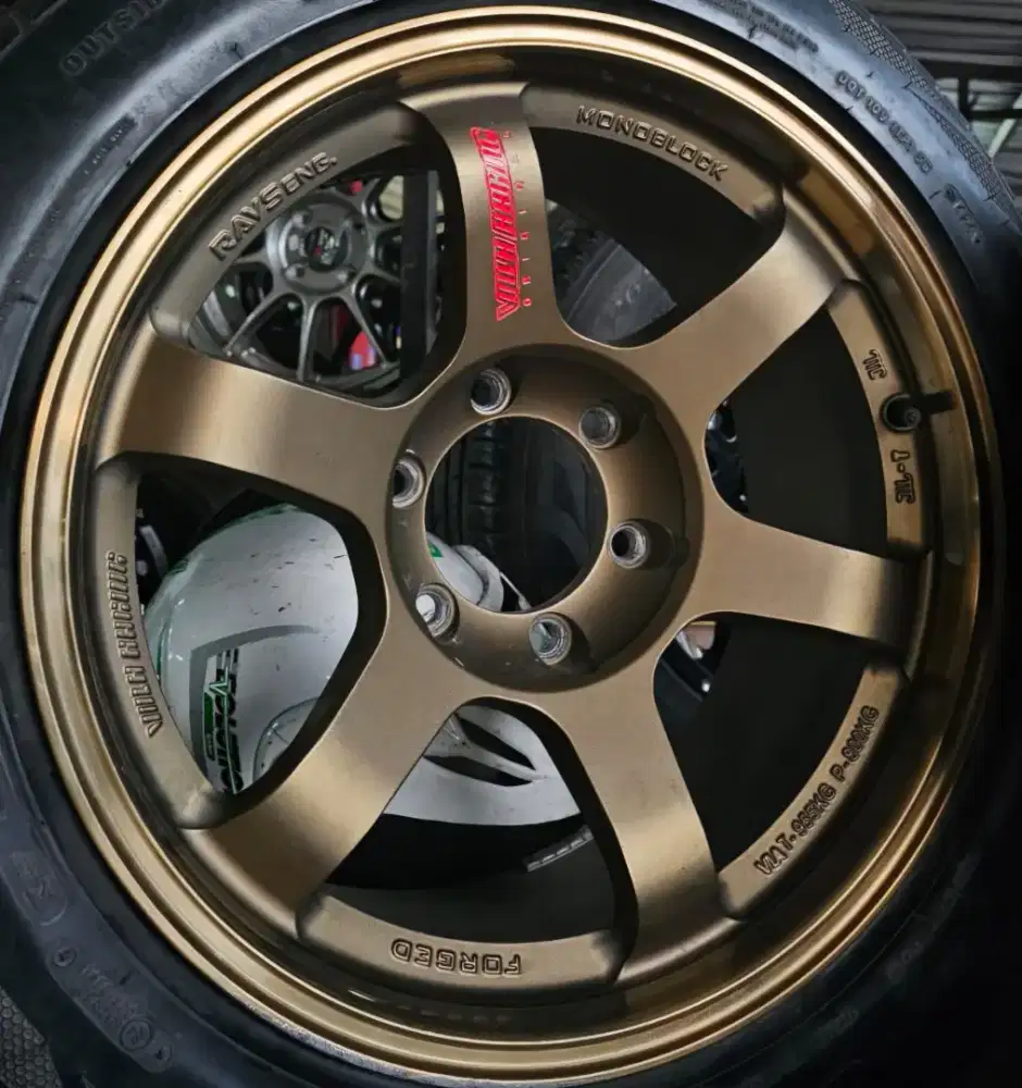 Velg Second Rays TE-37 R18 PCD6x139.7 Bronze , Lebar 9 ET 0. 4pcs