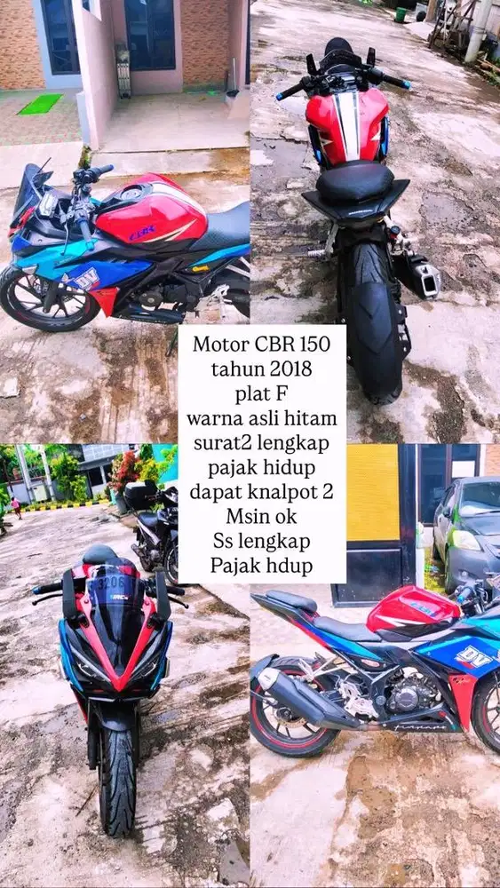 Motor CBR 150 tahun 2018