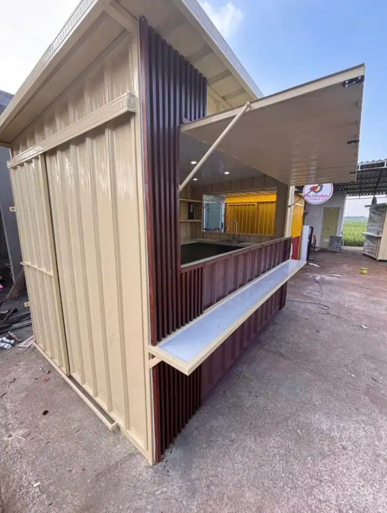 DIJUAL BOOTH CONTAINER BEKAS