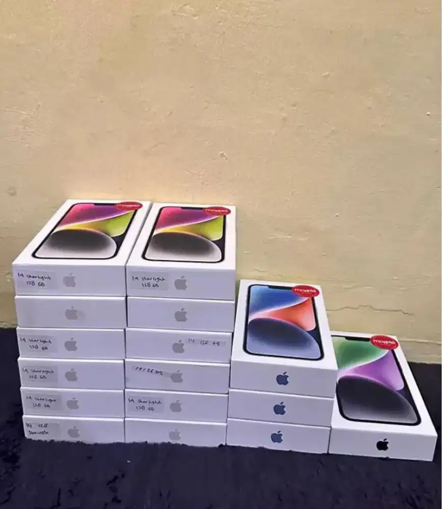 Iphone 14 256 biru/putih