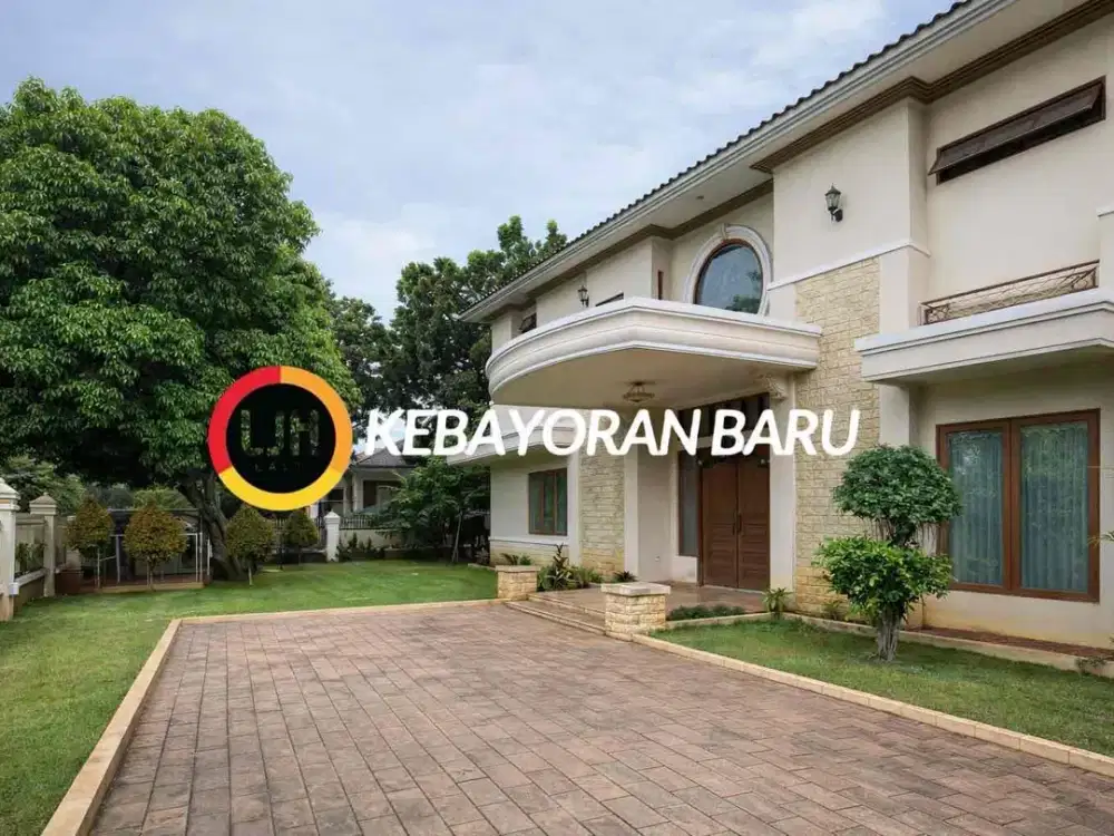 Beli tanah bonus rumah! Posisi Hoek  
di 2 Jalan lebar mendekati NJOP di Pondok Indah, Jakarta Selatan