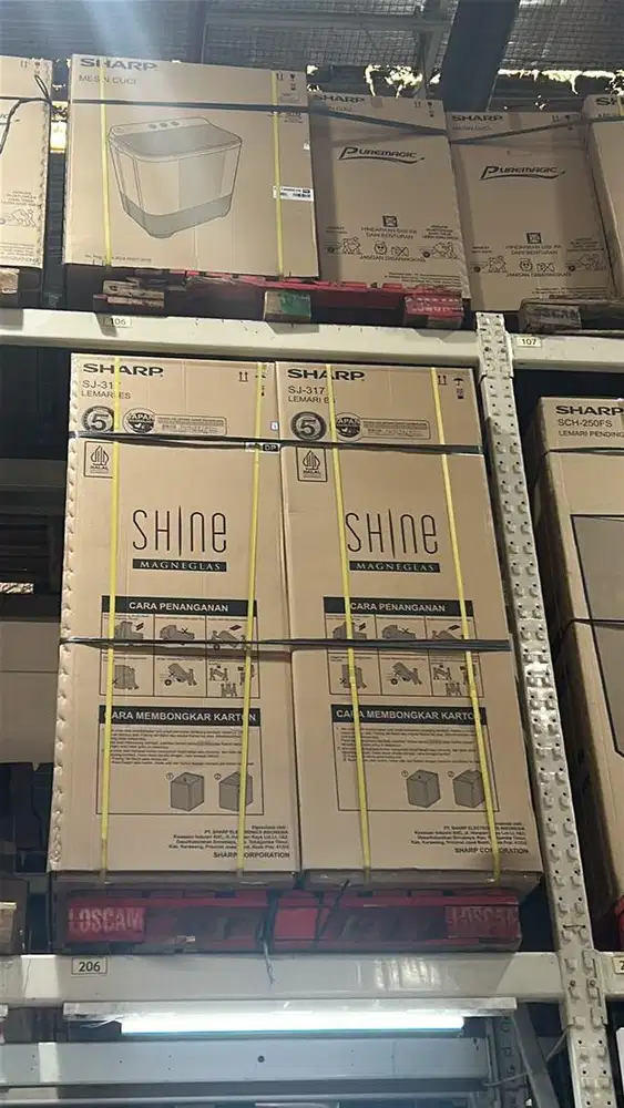 Kulkas 2 Pintu SHARP sj317GP 256L kredit di lottecapital Dp 0