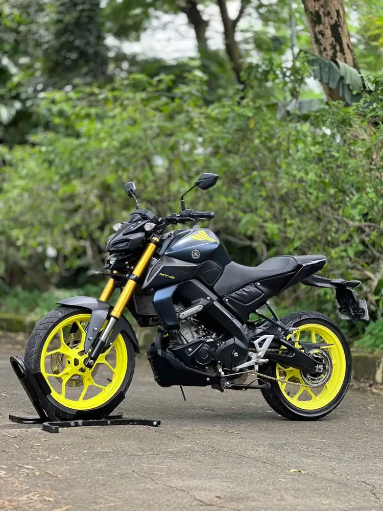 YAMAHA MT15 2019 BIRU KM LOW PAJAK HIDUP SIAP GAS JAUH