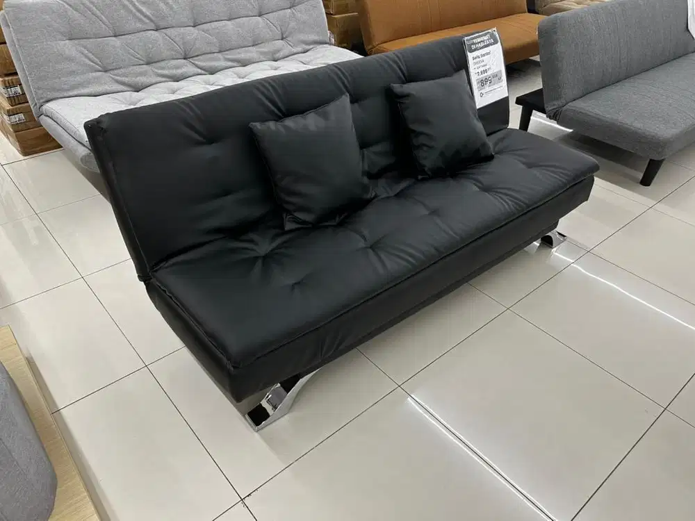 PROMO SOFA BED CANTIK KULIT SINTETIS