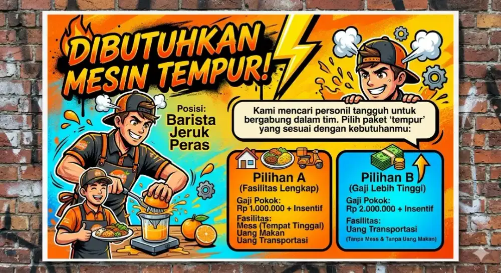 Lowongan kerja jualan minuman