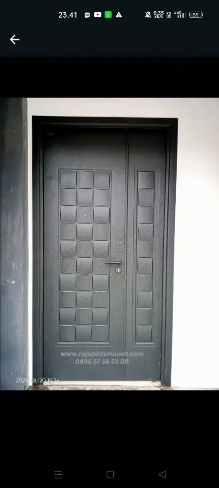 Pintu baja fullset bisa cod