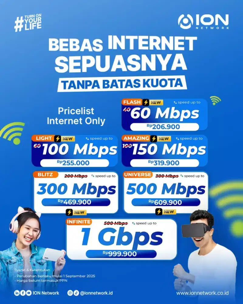 Wifi home terrcepat, termurah, stabil