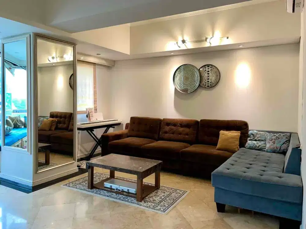 Jual Murah Apt Setiabudi 159m2 Hoek Strategis Furnished di Kuningan