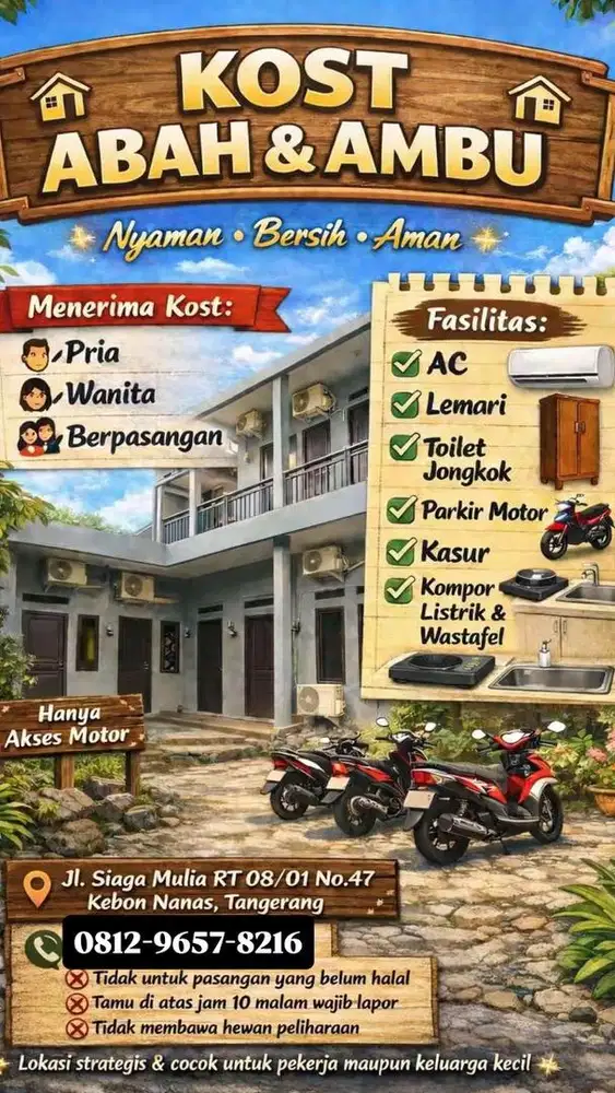 Kost Ambu Abah Syariah Tangerang