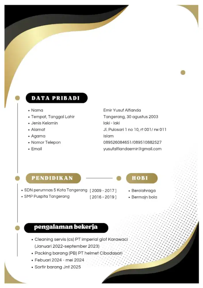 Kerja apa aja yang penting halal