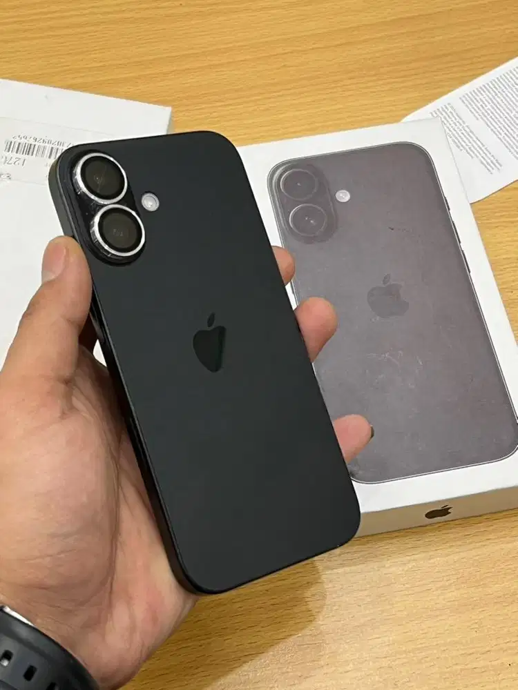 Iphone 16 Black 128GB HB 93% inter ( SIMLOK) halal lengkap
