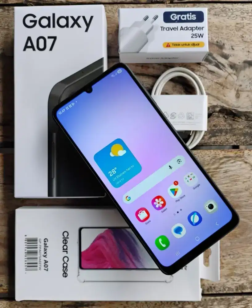 SAMSUNG GALAXY A07 - RAM 4/128 GB || FULLSET ORIGINAL