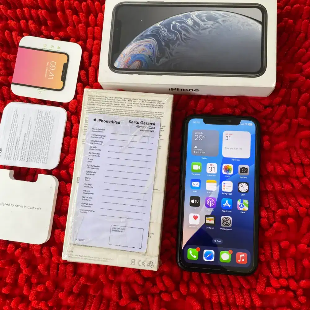 iPhone XR 128GB Lengkap Garansi Resmi iBox PA/A