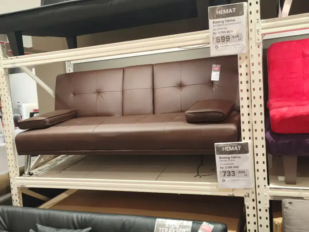 Sofa bed kulit termurah