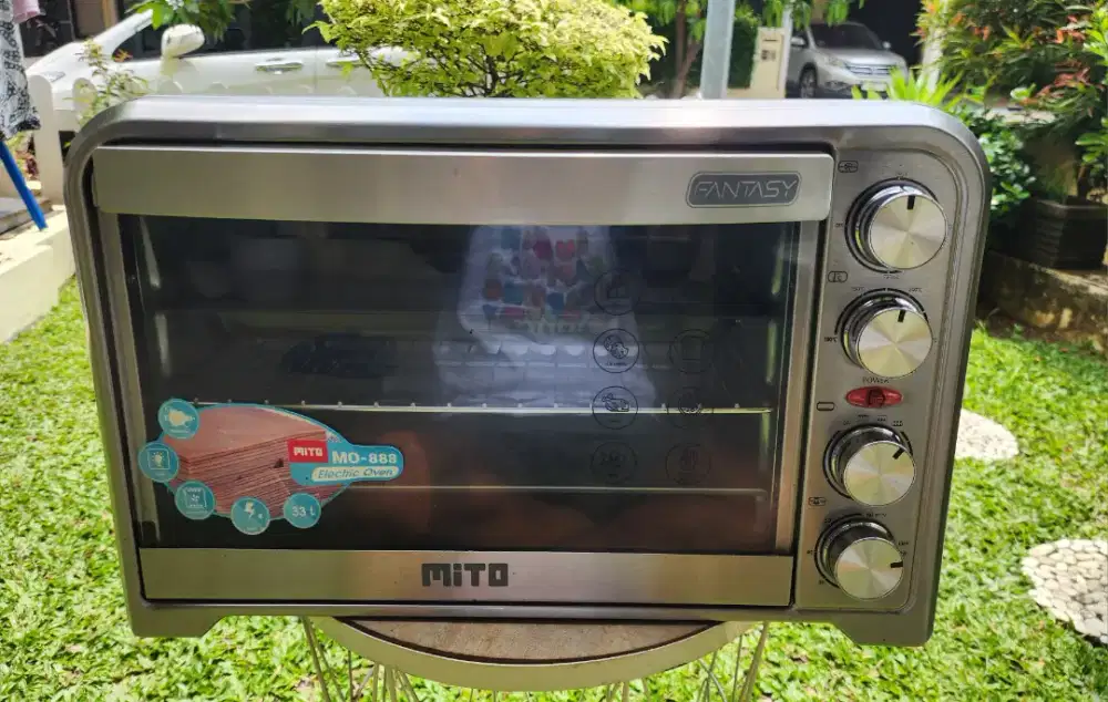 ​Oven MITO Fantasy MO-888 (33L) - Bekas Rasa Baru,Fungsi Normal 100%