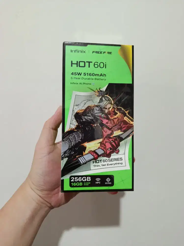 [BARU] Infinix Hot 60i 6/128, SEGEL Garansi Resmi, Bisa COD