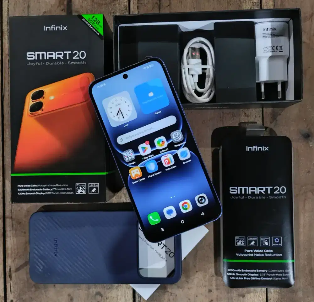 INFINIX SMART 20 - RAM 4/128 GB || FULLSET ORIGINAL