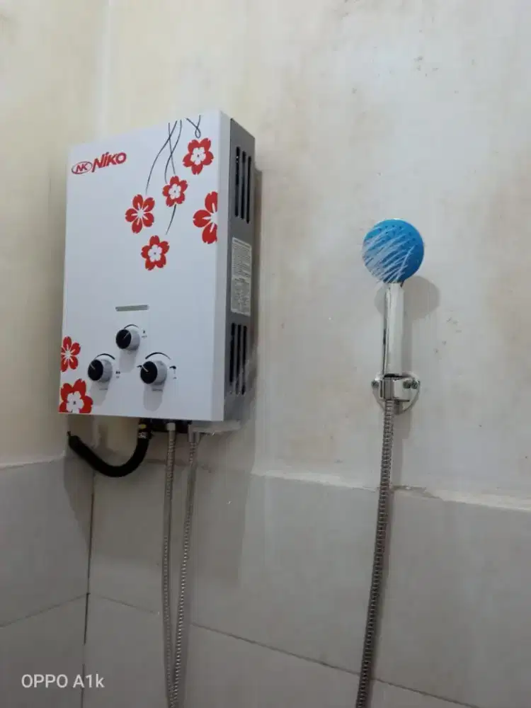 Water Heater Gas Niko # Komplit Pasang
