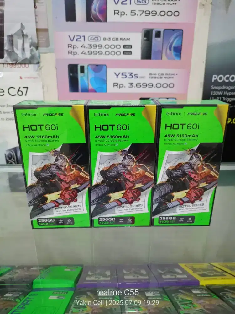 Infinix Hot 60i 8/256 GB Helio G81 Camera 50 MP Garansi Resmi