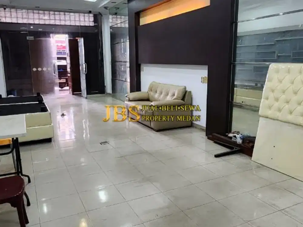 Dijual/Disewakan Ruko 5 Tingkat di Jalan Sisingamangaraja (Depan Hotel Antares) - Medan