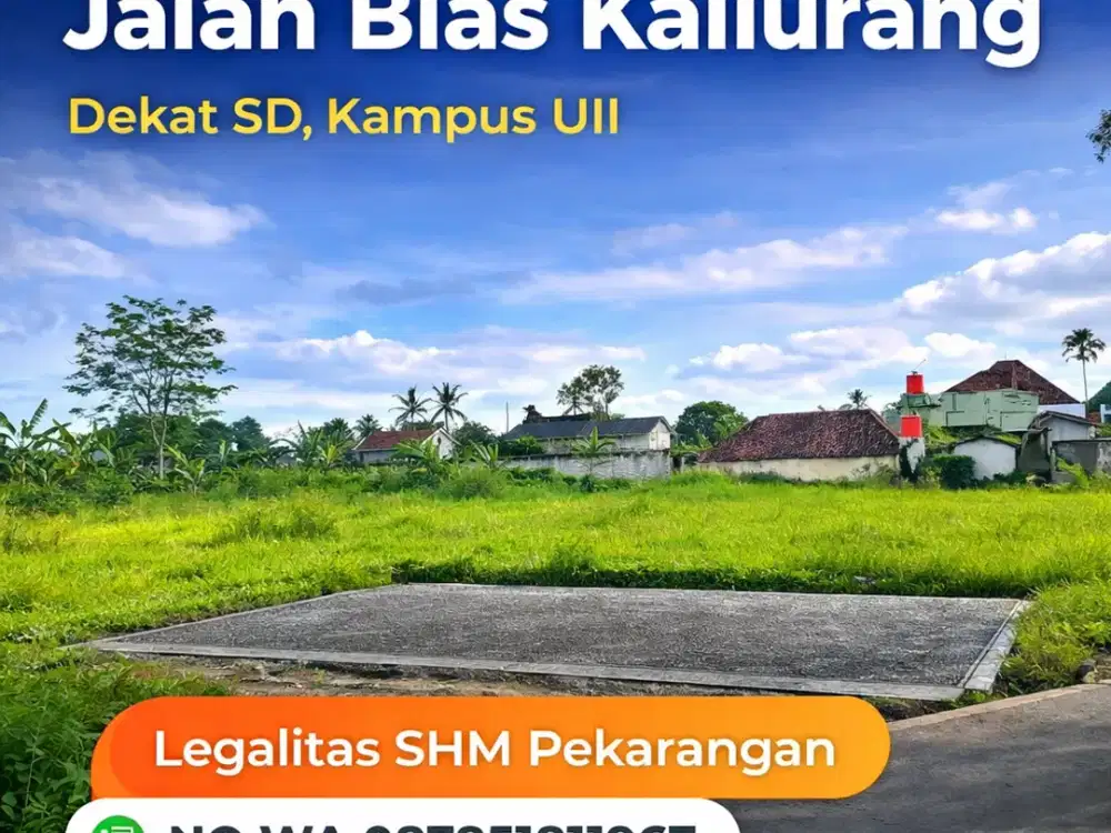 Tanah Jogja 2 MENIT SD BIAS KALIURANG SHMP