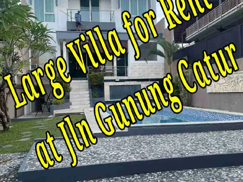 Disewakan Villa 4,5a di Jln Gunung Catur II Gatsu Barat Denpasar Bali