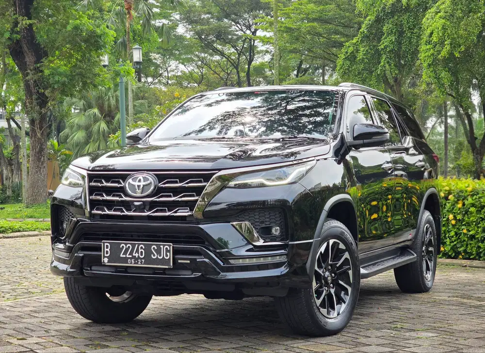 KM.64.RB|SEGER| FORTUNER GR SPORT 2.8 AT 2022 HITAM SUPER TERAWAT !!