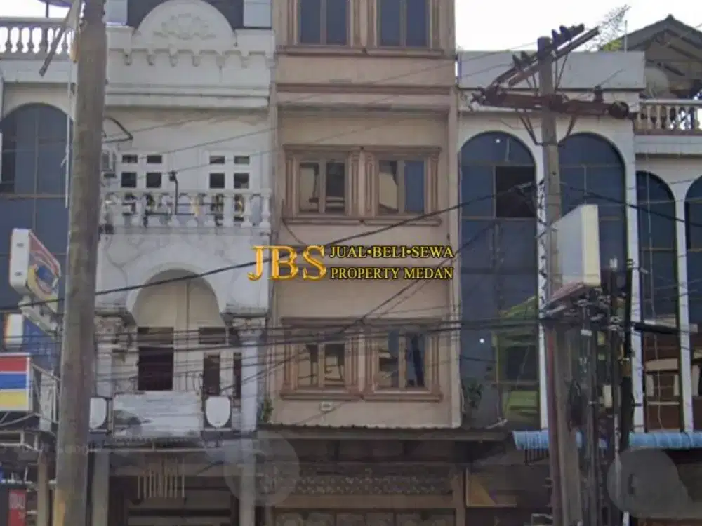 Jual/Sewa Ruko Siap Huni di Jalan Sisingamangaraja (Depan Hotel Antares) - Medan