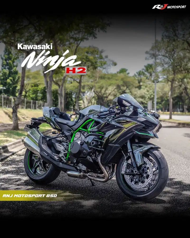 (Full Paper) Kawasaki Ninja H2 Nik 2023 SPECIAL KM 90an Pajak ON