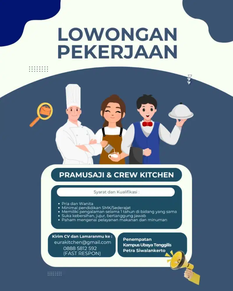 Lowongan pekerjaan segera