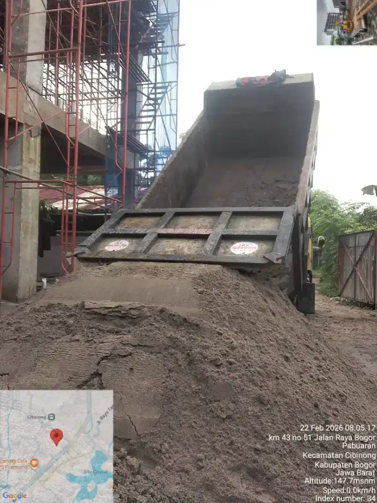 Batu belah batu kali sirdam split sirtu makadam pasir pasang