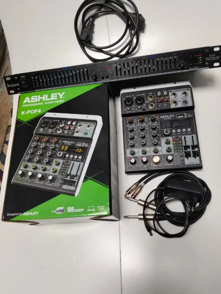 Audio mixer + equaliser