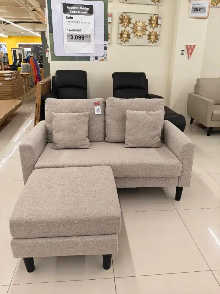 Obral murah sofa sudut minimalis