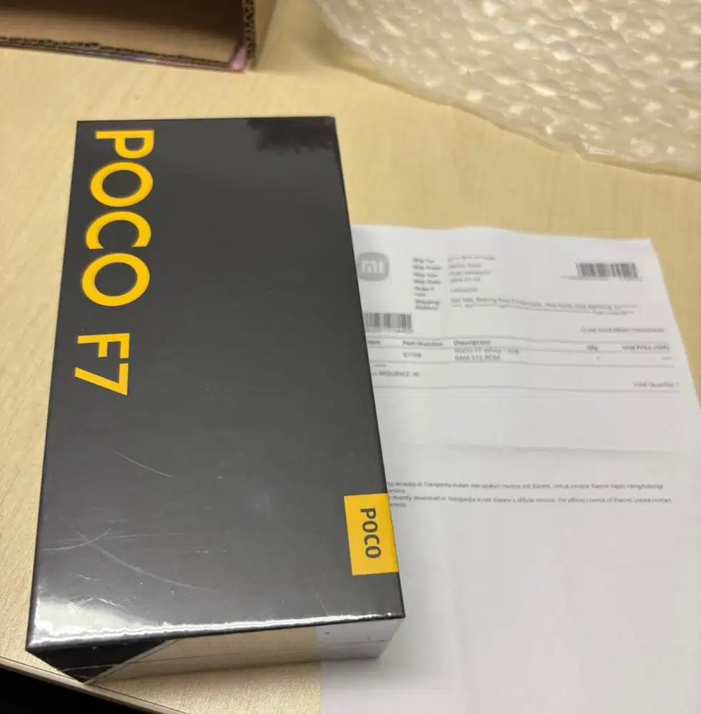 Poco f7 white segel baru resmi, no repack