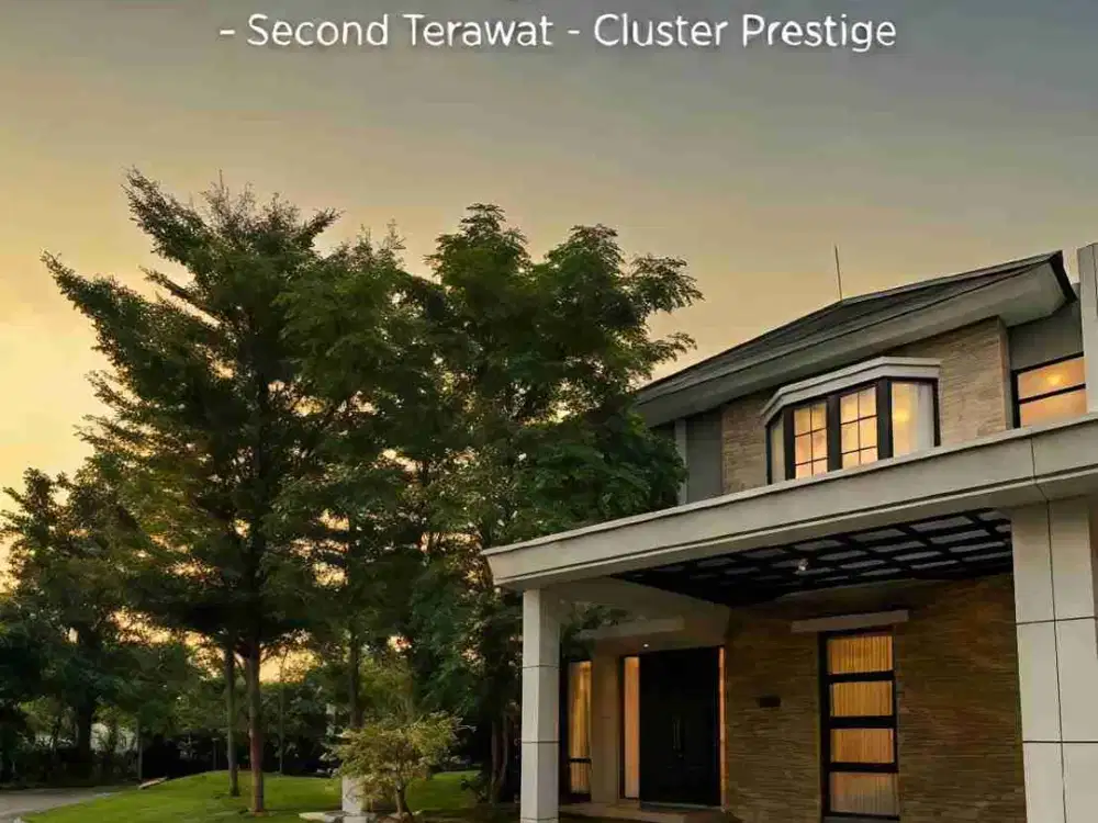 Rumah Pakuwon City Grand Island - Aruba Villa Second diBawah Pasar