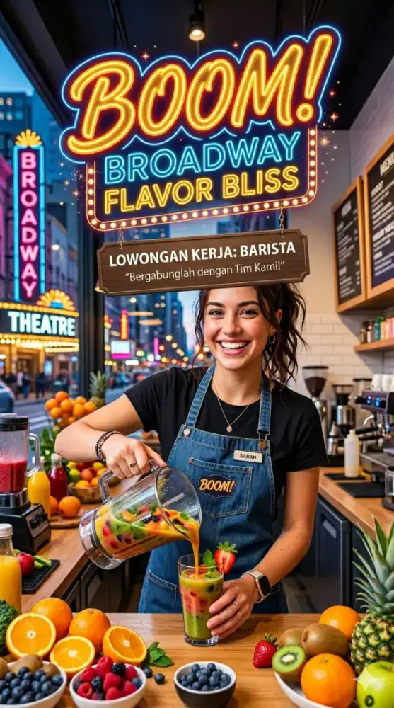 Penjaga Toko Jus atau Barista/Assistant Barista