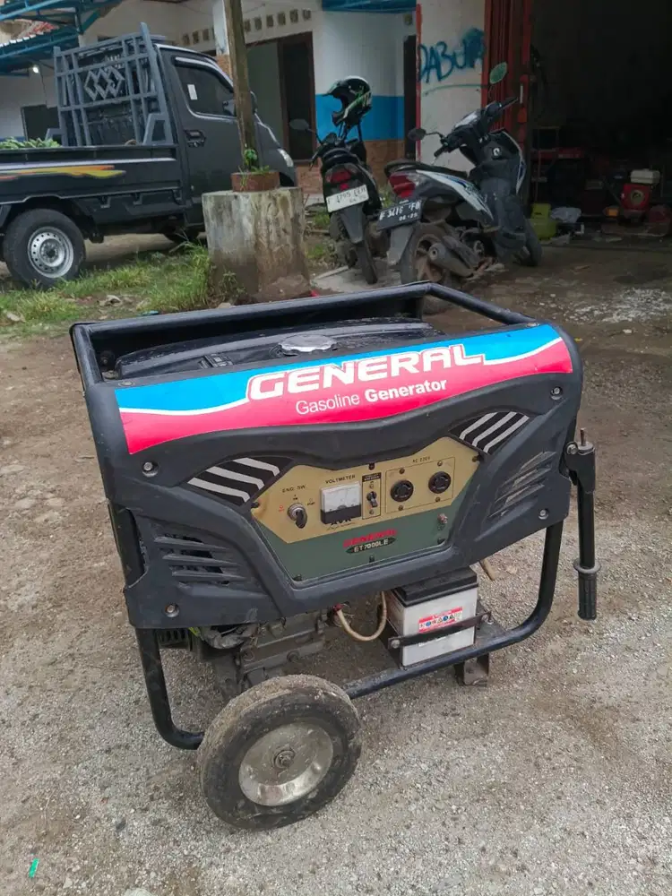 Jual Mesin Genset General 5500WATT Kondisi Gress