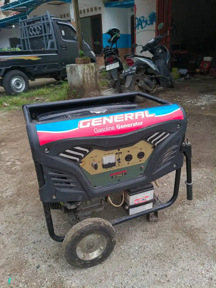 Jual Mesin Genset Penerangan Merk General 5500WATT Murah Meriah